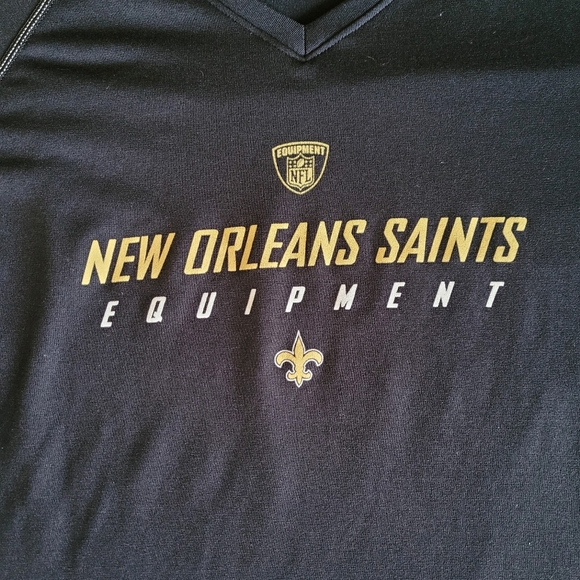 Reebok NFL New Orleans Saints long sleeve shirt size large - Picture 5 of 12